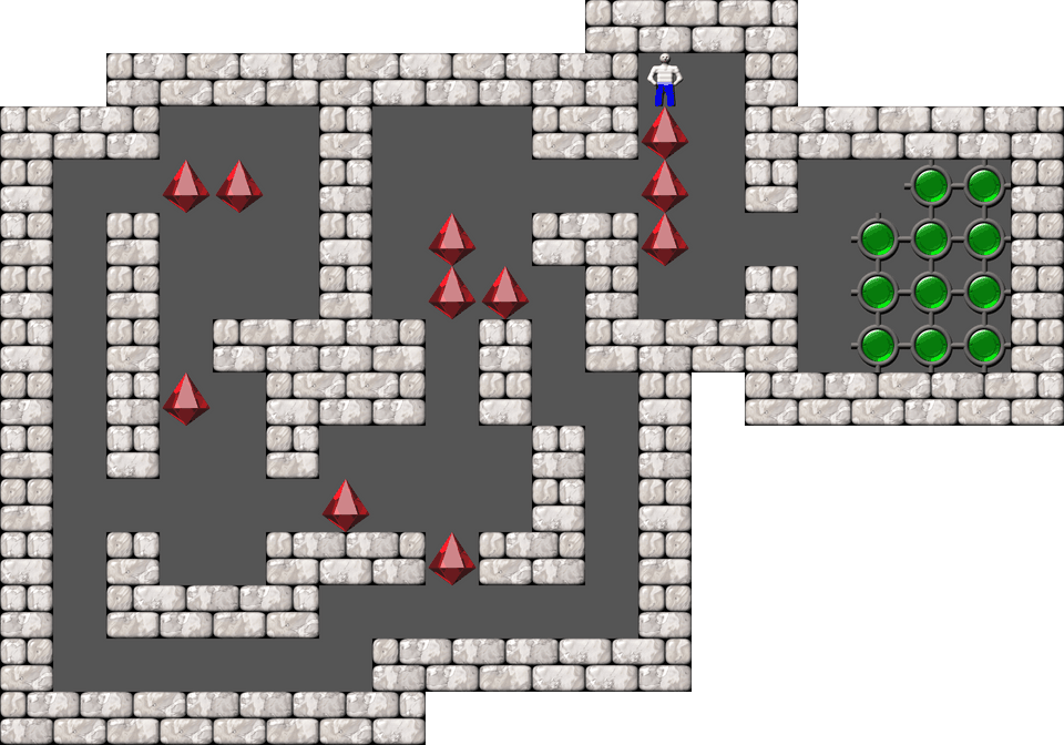 Sokoban Jean-Pierre Kent level 15